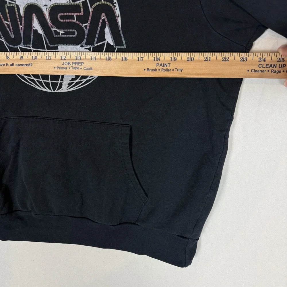 Freeze NASA Hoodie Youth 2XL Black Pullover Fleece Kennedy Space Center Graphic